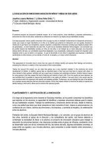 LA EDUCACIÓN DE EMOCIONES BÁSICAS EN NIÑOS Y NIÑAS