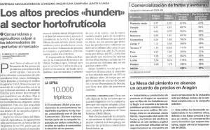 Los altos precios «hunden»