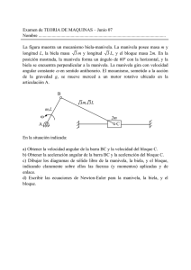 Tema 4: Análisis Dinámico de Mecanismos