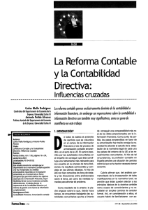 La Reforma Contable yla Contabilidad Directiva
