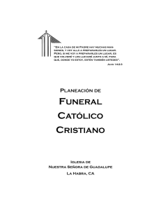 Planeación de Funeral Católico Cristiano