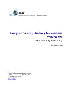 Los precios del petróleo y la economía venezolana