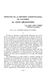 el voto obligatorio - Universidad Nacional de Colombia