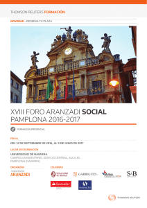 XVIII FORO ARANZADI SOCIAL PAMPLONA 2016-2017