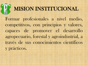 mision institucional