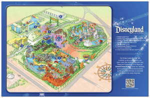Mapa Disneyland California