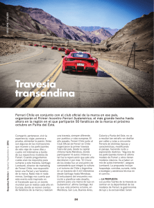Travesía transandina - Incontro Ferrari Sudamerica
