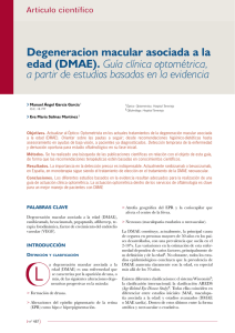 Degeneracion macular asociada a la edad (Dmae). Guía clínica