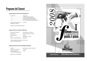 Programa del Concert