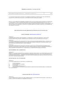 Reglamento del Juzgado Administrativo Municipal de Guanajuato