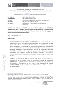 R 00884 SERVIR/STC, caso Roque, nulidad de ROTACION