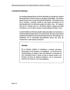 Directrices para prever las consecuencias en cuanto a la salud