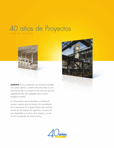 40 años de Proyectos