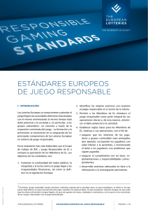 estándares europeos de juego responsable