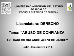 Diapositiva 1 - Universidad Autónoma del Estado de Hidalgo