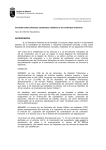 Informe 02/2009, de 18 de junio. Sobre diversas