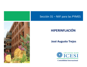 Contabilidad Internacional HIPERINFLACIÓN José Augusto Trejos