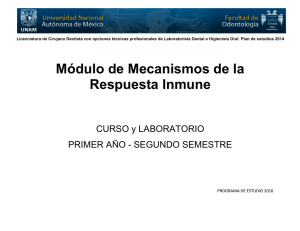 Módulo de Mecanismos de la Respuesta Inmune
