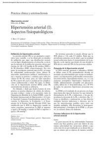 Hipertensión arterial (I). Aspectos fisiopatológicos