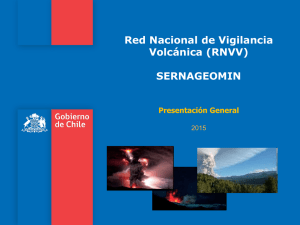 Red Nacional de Vigilancia Volcánica (RNVV) SERNAGEOMIN