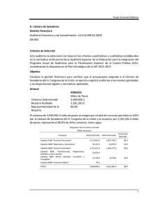 H. Cámara de Senadores Gestión Financiera Auditoría Financiera y