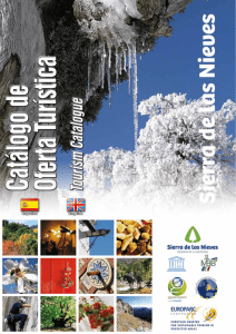 Catálogo Oferta Turística Sierra de las Nieves