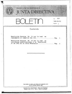 Boletín núm. 33 - Banco de la República