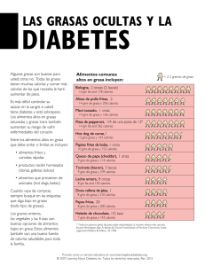 las grasas ocultas y la - Learning About Diabetes