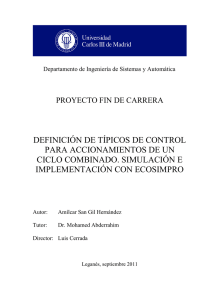 DEFINICIÓN DE TÍPICOS DE CONTROL PARA - e