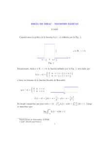 Delta de Dirac - Eduardo S&aacute;ez S.