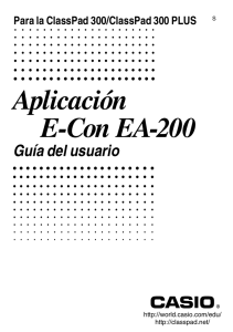 Aplicación E-Con EA-200 - Support