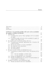 El abuso de la posicion juridica del socio en las sociedades de capital