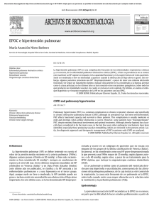 EPOC e hipertensión pulmonar