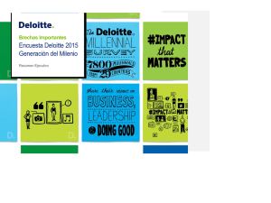 Encuesta Deloitte 2015 Generación del Milenio