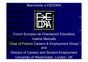 Bienvenido a FEDORA Forum Europeo de Orientación Educativa