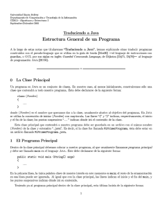 Traduciendo a Java - LDC - Universidad Simón Bolívar