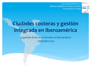 Ciudades costeras y gestión integrada en Iberoamérica (Msc. María
