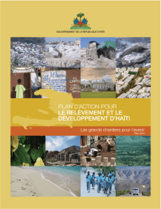 Plan d`Action pour le Relèvement et le Développement d`Haïti