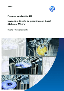 Inyección directa de gasolina con Bosch Motronic MED 7