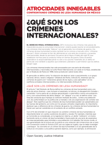 ¿qué son los crímenes internacionales?