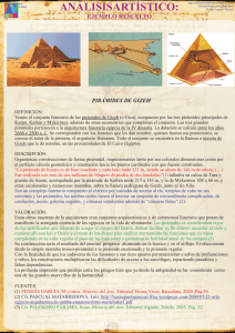 Ejemplo resuelto, pirámide de Gizeh
