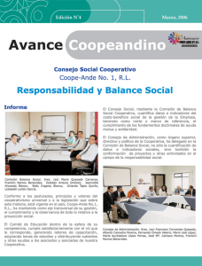 Responsabilidad y Balance Social - COOPE