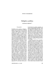 Religión y política - Isegoría
