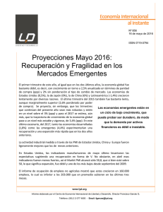 Proyecciones mayo 2016 - Libertad y Desarrollo