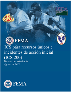 ICS para recursos únicos e incidentes de acción inicial