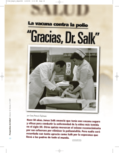 Hace 50 años, Jonas Salk anunció que tenía una vacuna