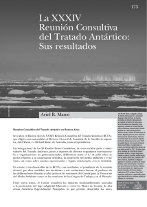 La XXXIV Reunión Consultiva del Tratado Antártico