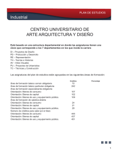 Industrial CENTRO UNIVERSITARIO DE ARTE ARQUITECTURA Y