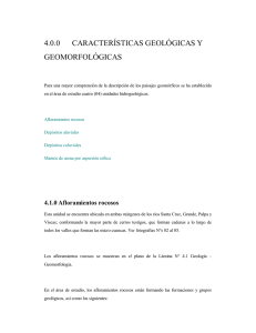 4.0.0 características geológicas y geomorfológicas