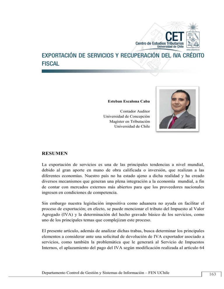 EXPORTACI N DE SERVICIOS Y RECUPERACI N DEL IVA